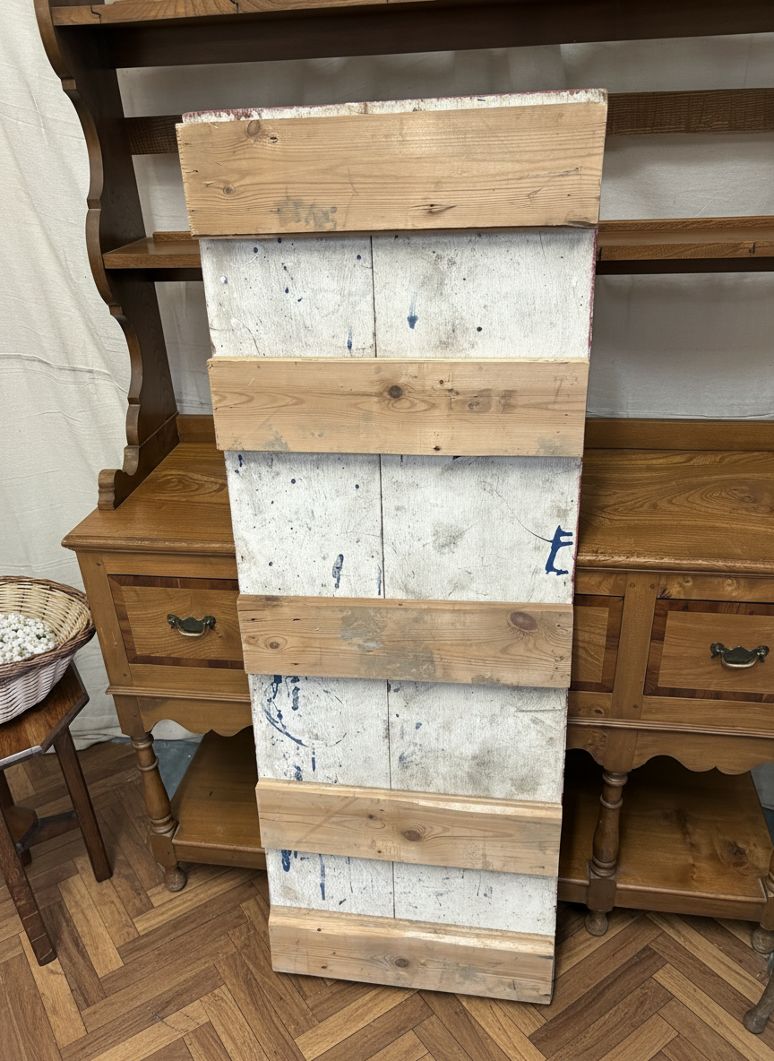 Reclaimed Vintage Wooden Shop Front Advertising Sign writers