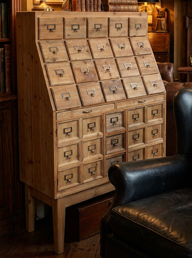 Apothecary Style Multi Drawer Office Craft Storage Cabinet Delivery