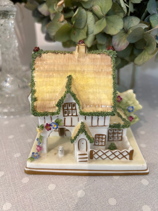 Vintage collectible Coalport Bone  China house - Decorative piece