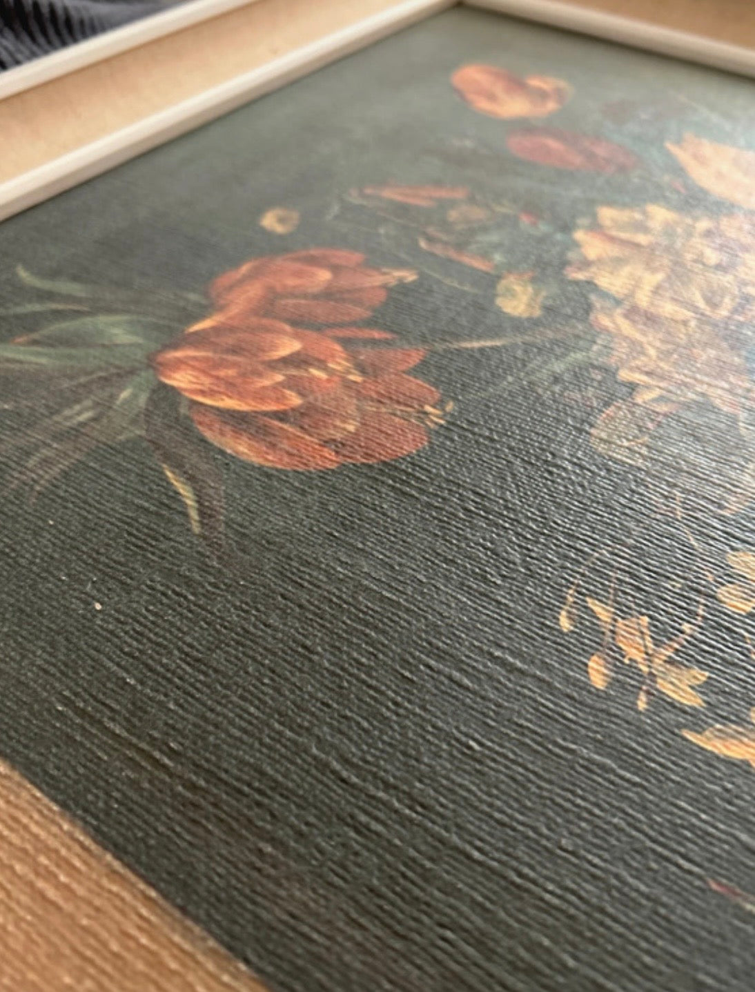 Vintage Dutch Masters still life floral print framed good condition ￼