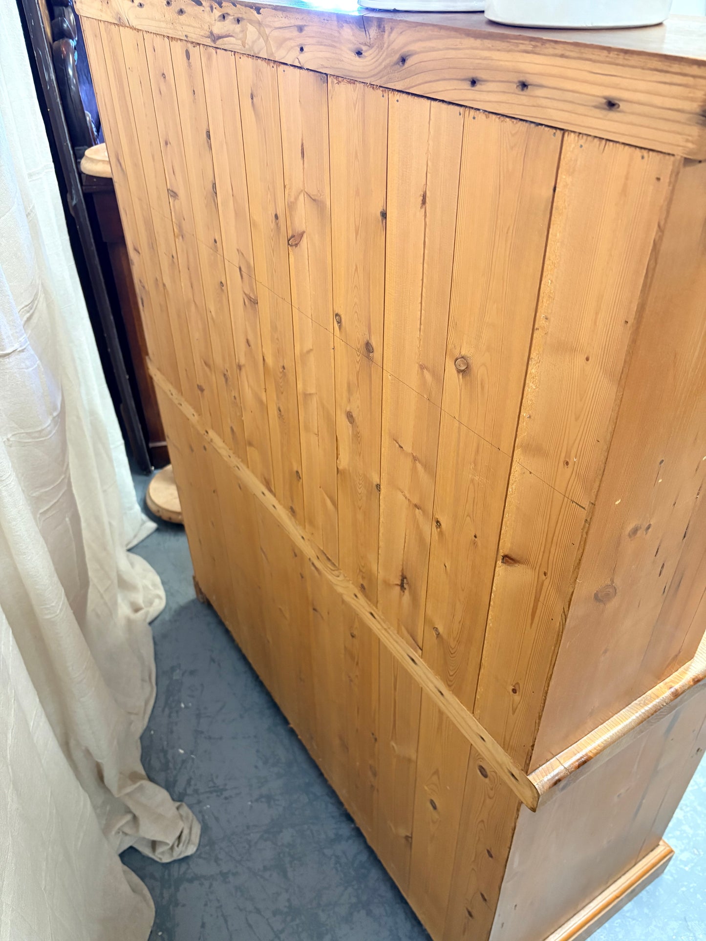 Petite Vintage Pine Country Kitchen Dresser - Display Storage UK Delivery