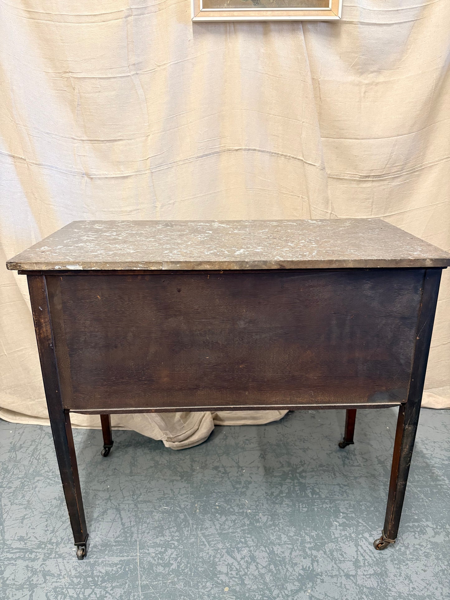 Beautiful Victorian Mahogany Marble Topped Washstand - table console