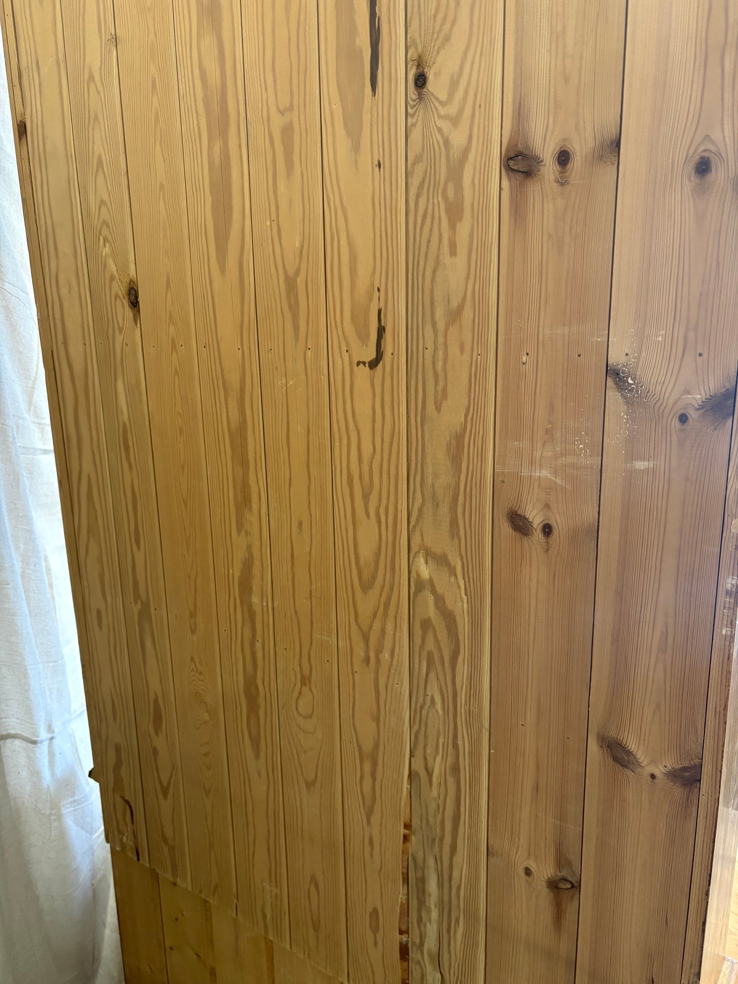 Tall Solid Wooden Rustic Pine Country Farmhouse Style Open Dresser