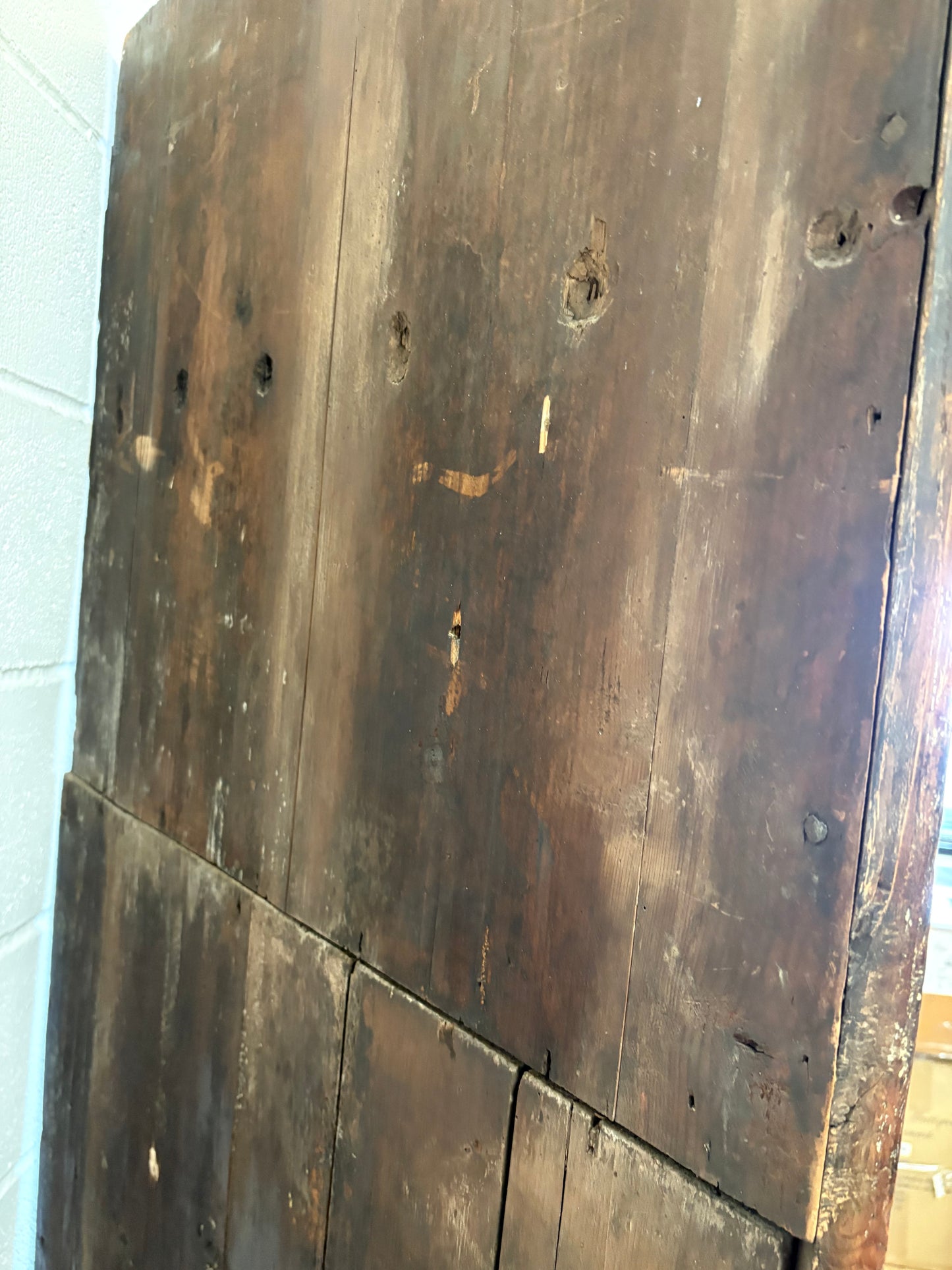 Large Antique Georgian Double Oak Corner unit with key 2.15M