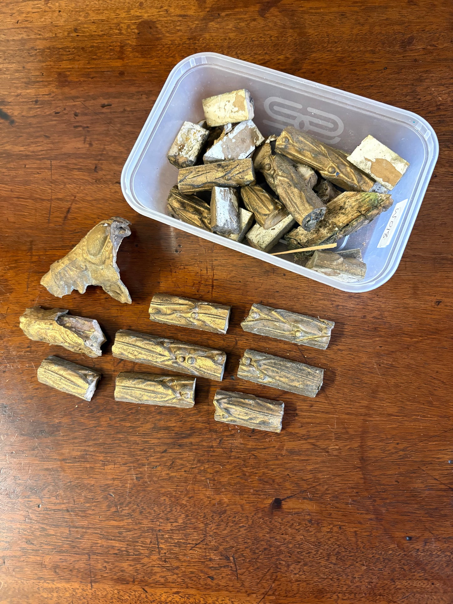 Impressive Large 19th Century Needlepoint Tapestry Biblical Religious scene Gilt Frame