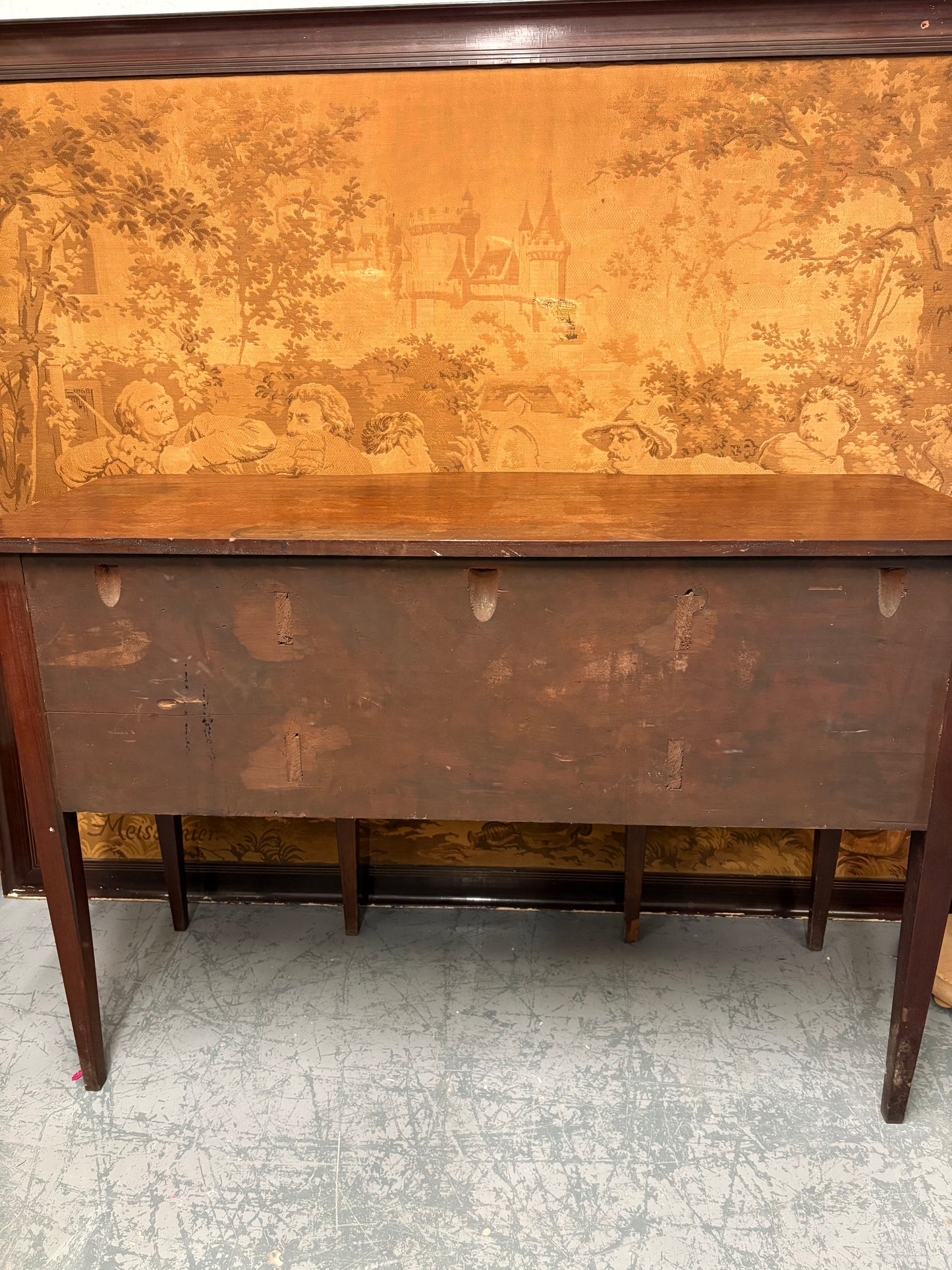 Country House Antique Georgian Mahogany sideboard Console table cupboard