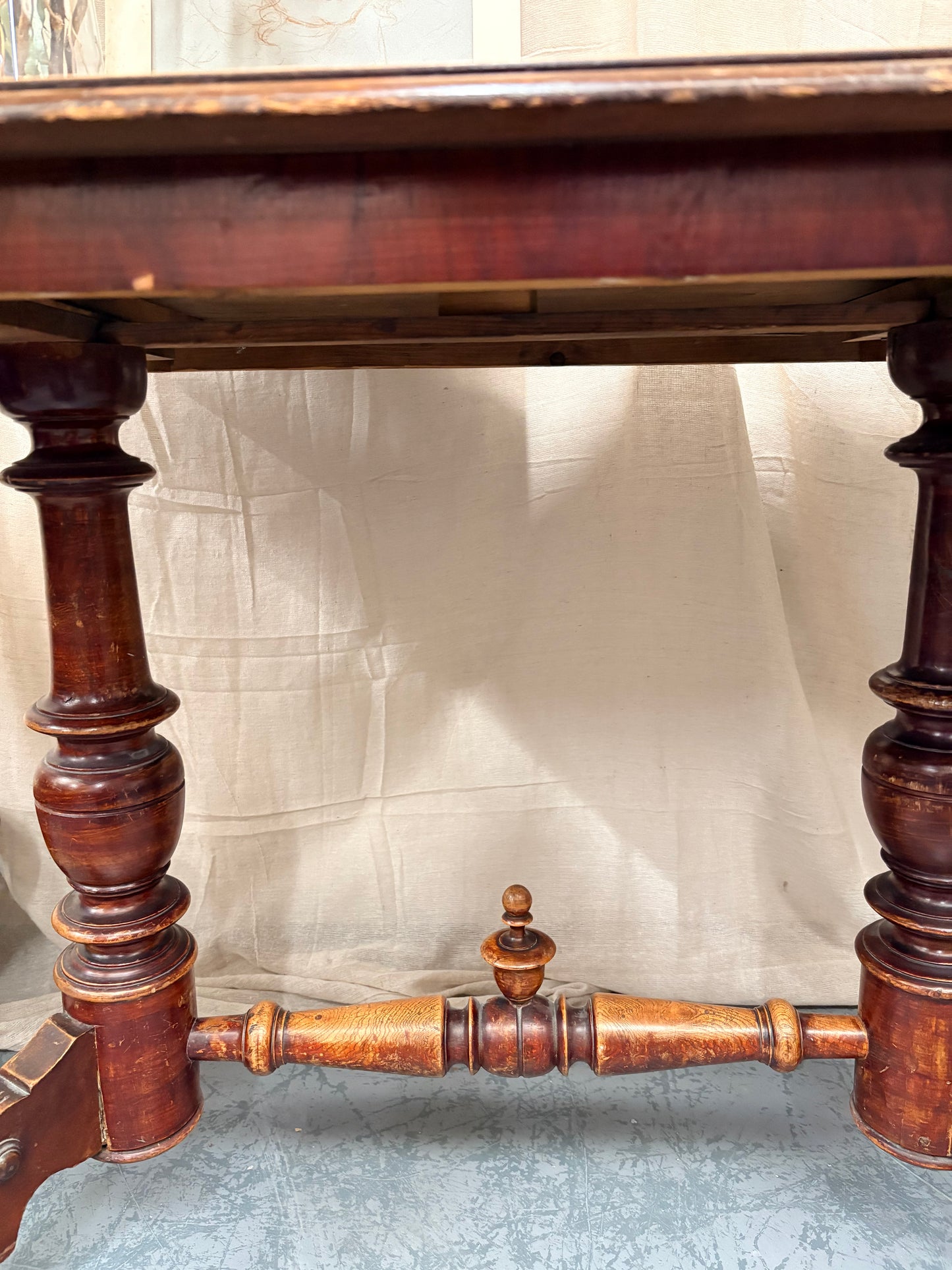 Traditional Victorian Mahogany sofa side / console Table / Desk /Dressing Table