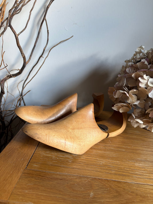 Old Wooden shoe Stretchers Decorative quirky collectibles
