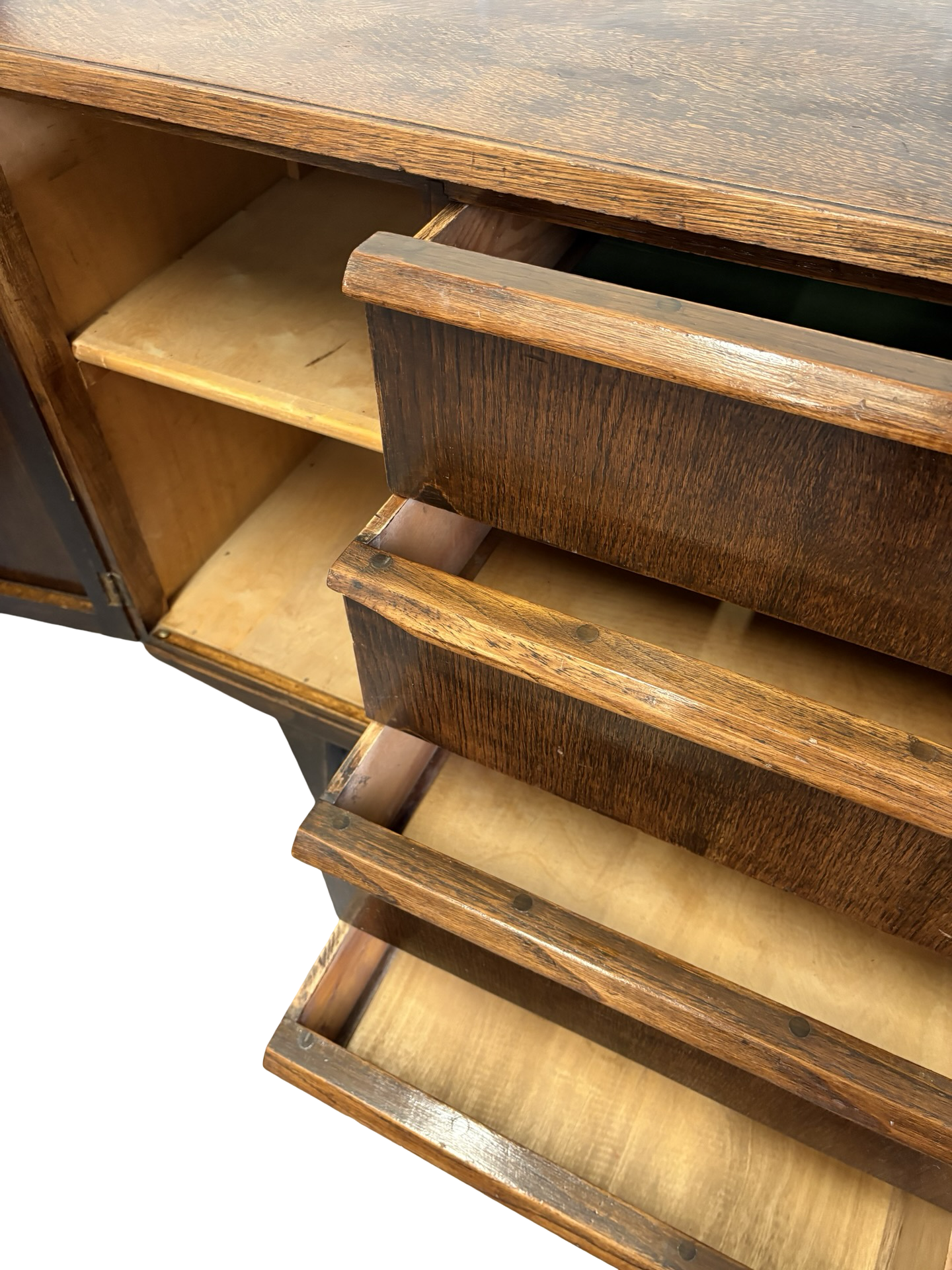 Art Deco Oak sideboard / Dresser Sleek Classic Period Design Delivery available