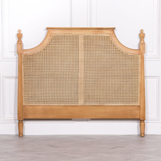 Stylish French Rattan Headboard 5ft King Size