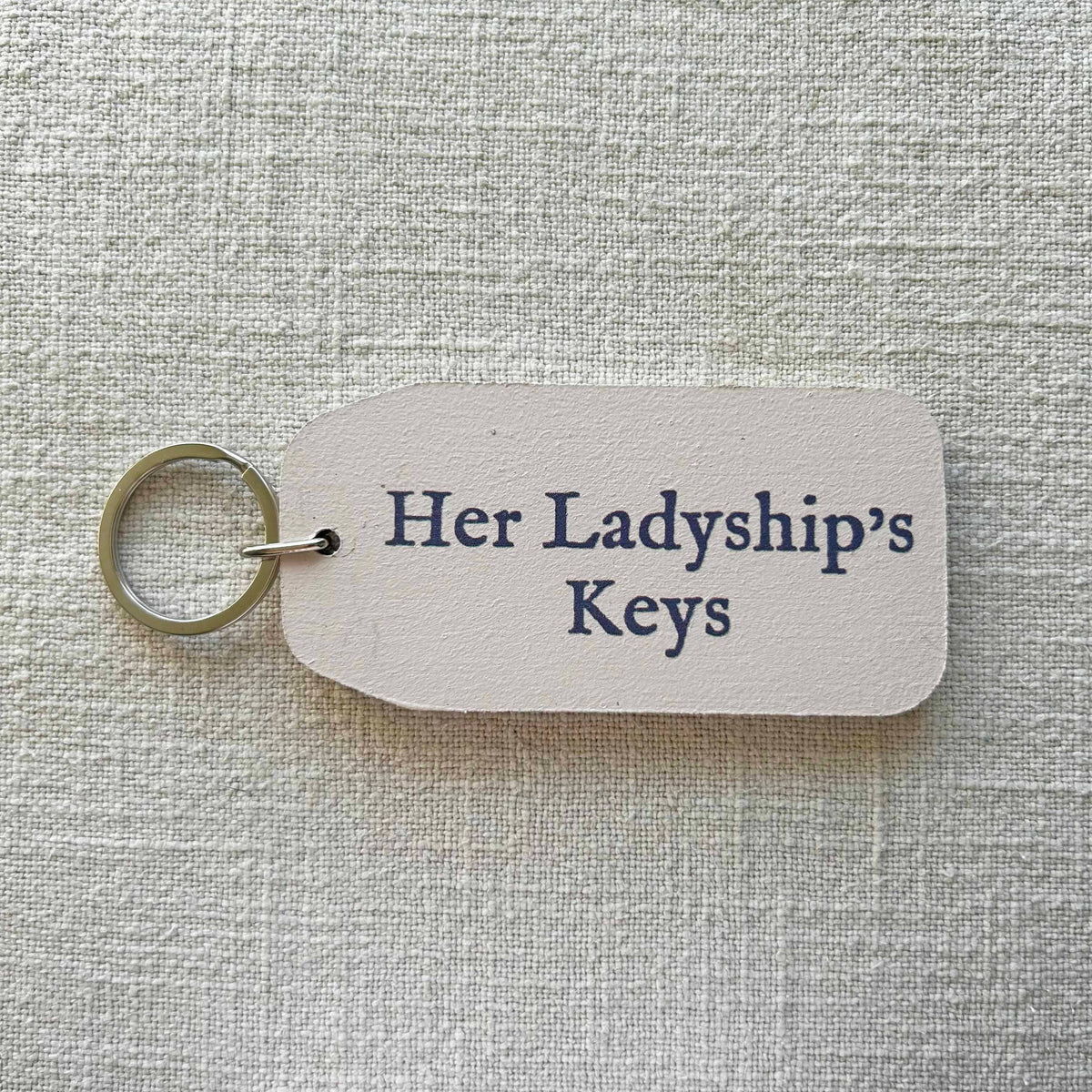 Her Ladyship's Keys - Wooden Key Tag: 6x Mini Tags (8x4cm)