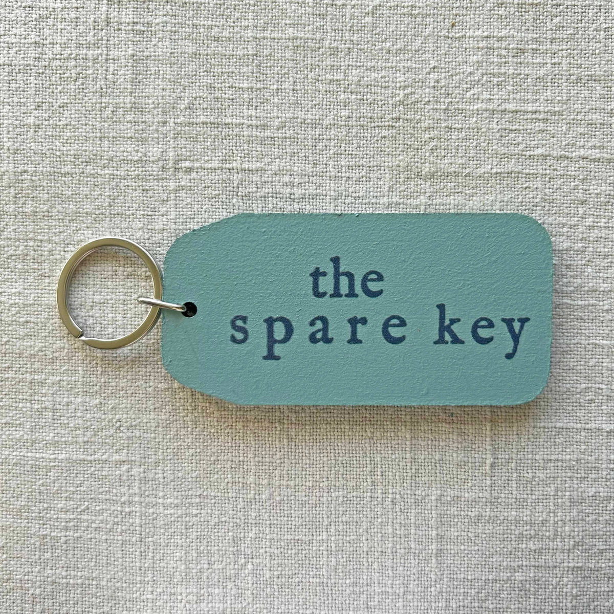 The Spare Key - Wooden Key Tag: 6x Mini Tags (8x4cm)