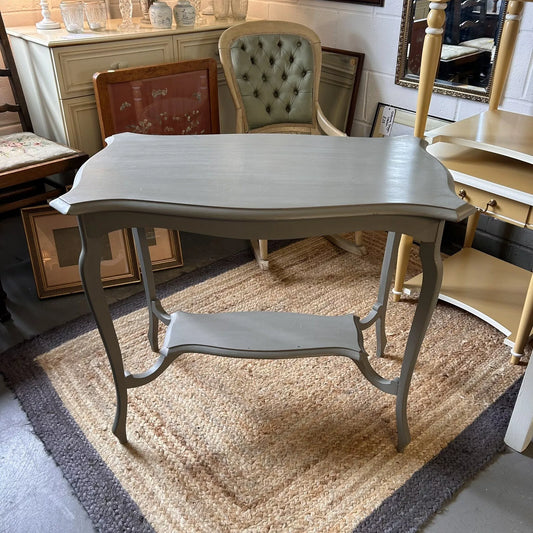 Vintage Grey Painted Side / Occasional Table - Lovely Solid Item